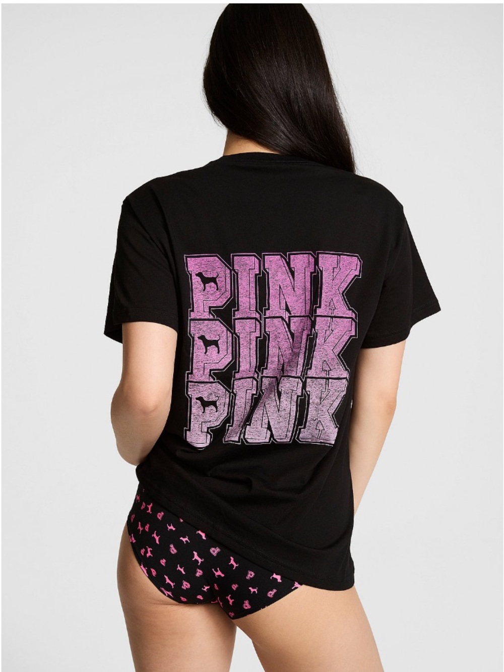 🩷VS Pink campus tee limited edition Pink Friday exclusive sz XXL NWT